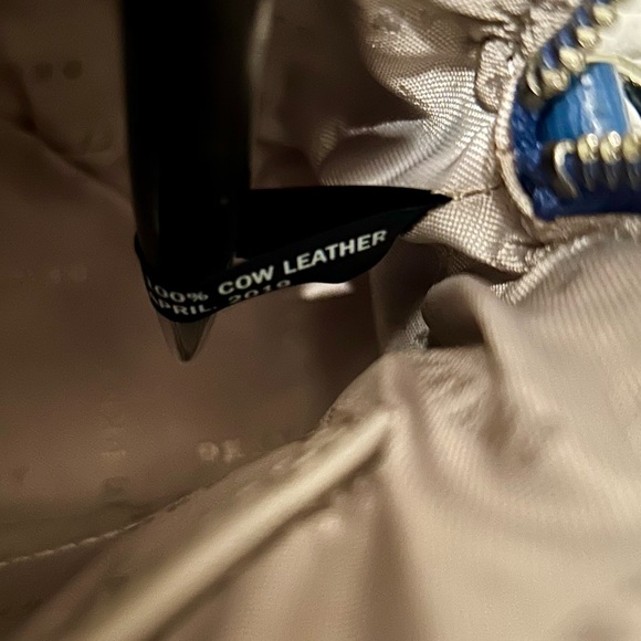 NWT DKNY Bryant Dome Crossbody Blue Top Zip Retail $148 - Picture 15 of 15